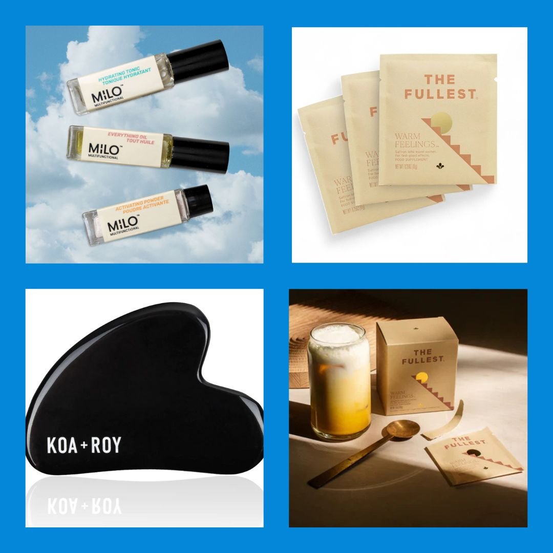 Products from the March monthly self-care box.