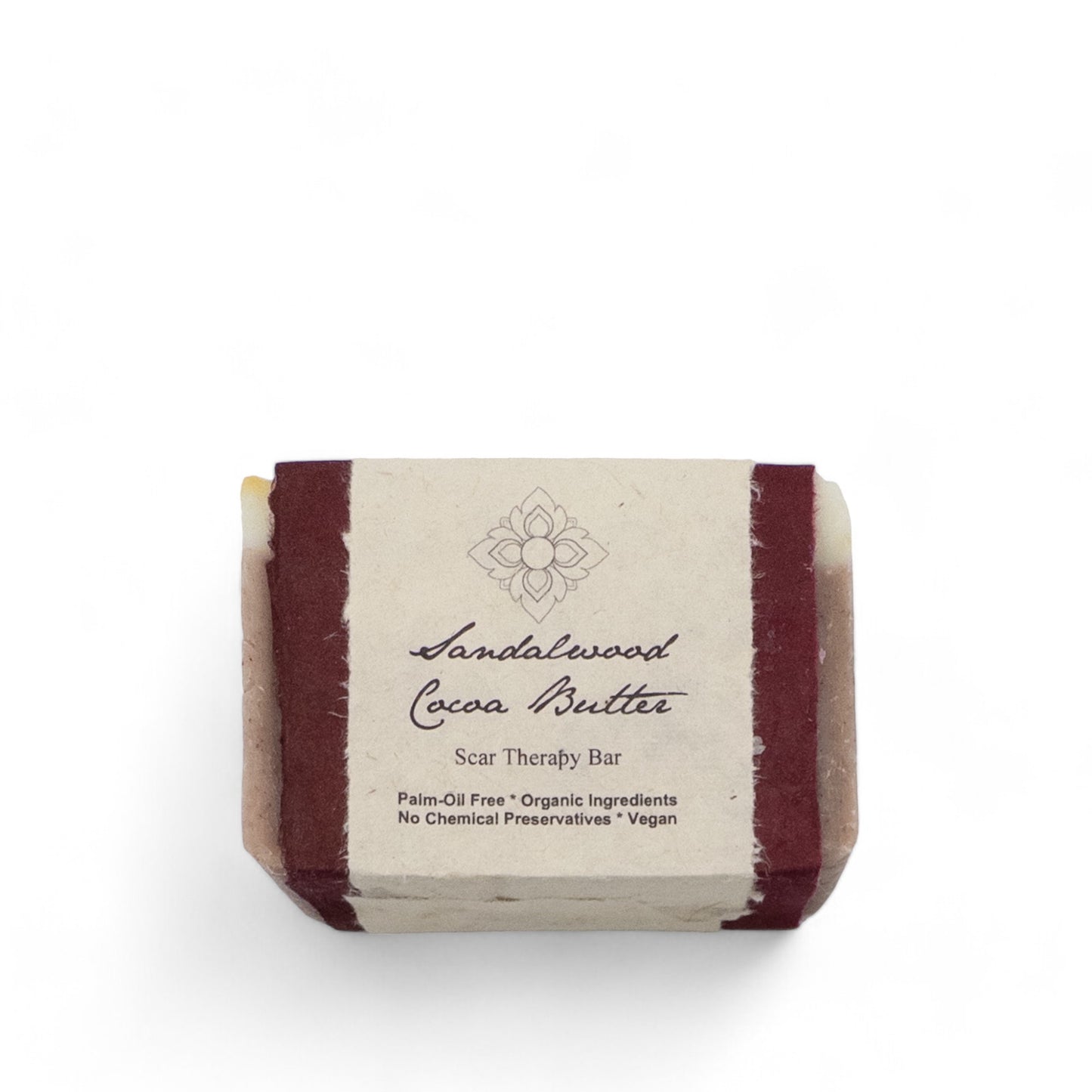 Sandalwood & Cocoa Butter Soap Organic Soap for Scars