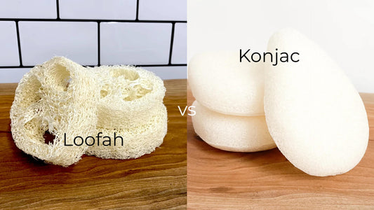 Konjac vs loofah
