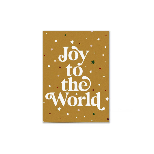 Joy to the World Holiday Card