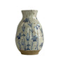 Small ceramic Blue Wildflower Bud Vase