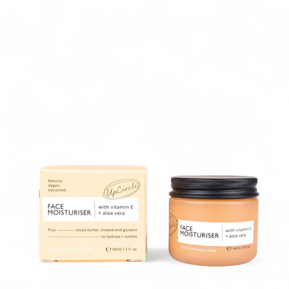UpCircle Vitamin E Face Cream with Aloe Vera jar and packaging on a white background