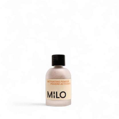 Bottle of MILO Activating Powder for face care from MILO Multifunctional