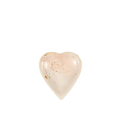 Hand carved heart-shaped dish in natural stone