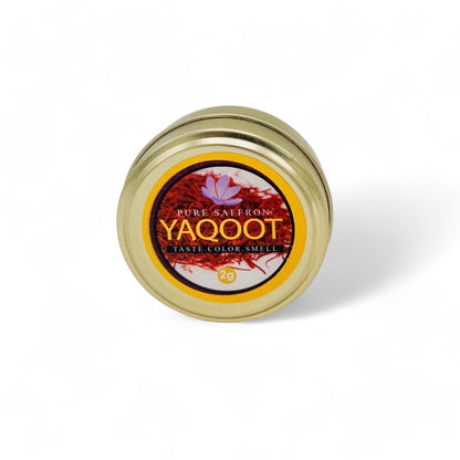 Small tin of pure saffron threads