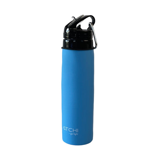 Soft Poc Foldable Water Bottle in blue