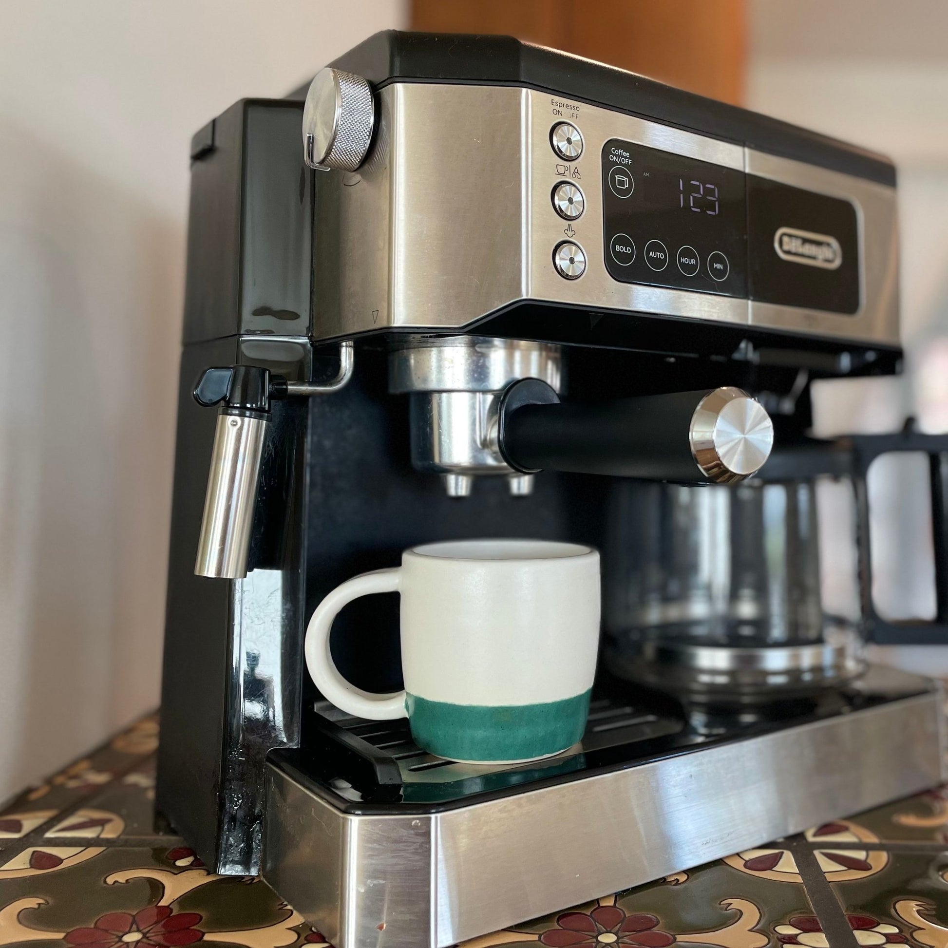 Espresso Mug in an espresso machine