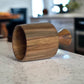 Wooden Biscuit Cutter on a kitchen counter
